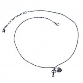бижутерия,folli,follie,3n17s046kk,necklace,black,(black)