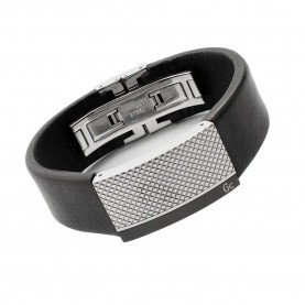 бижутерия,gc,cmb70708,bracelet,silver,(black,silver)