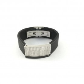 бижутерия,gc,cmb70716,bracelet,silver,(black,silver)