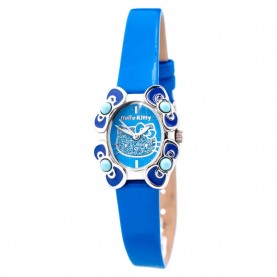 Часовник Hello kitty HK7129L-03 woman watch - Golden (Blue) часовник,часовници,hello,kitty,hk7129l,03,woman,watch,golden,(blue)