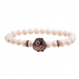 бижутерия,lancaster,jla,br,owl4wh,bracelet,golden,(brown)