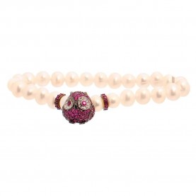 бижутерия,lancaster,jla,br,owl5wh,bracelet,golden,(purple)