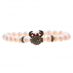 бижутерия,lancaster,jla,brcrab3wh,bracelet,golden,(green)