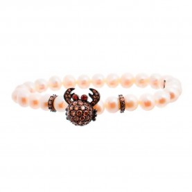 бижутерия,lancaster,jla,brcrab4wh,bracelet,golden,(brown)