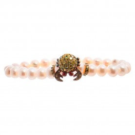 бижутерия,lancaster,jla,brcrab6wh,bracelet,golden,(gold)