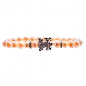 бижутерия,lancaster,jla,brfrog1wh,bracelet,golden,(silver)