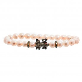 бижутерия,lancaster,jla,brfrog3wh,bracelet,golden,(green)