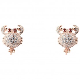 бижутерия,lancaster,jla,ear,crab2,earrings,golden,(white,ip,pink)