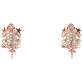 бижутерия,lancaster,jla,ear,frog2,earrings,golden,(white,ip,pink)