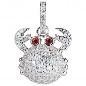 бижутерия,lancaster,jla,pen,crab1,necklace,silver,(white,silver,ip)