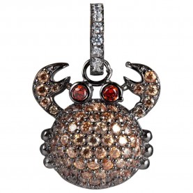 бижутерия,lancaster,jla,pen,crab4,necklace,golden,(brown,ip,black)