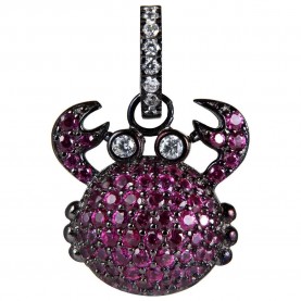 бижутерия,lancaster,jla,pen,crab5,necklace,clear,(purple,ip,black)