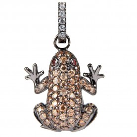 бижутерия,lancaster,jla,pen,frog4,necklace,golden,(brown,ip,black)