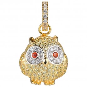 бижутерия,lancaster,jla,pen,owl,6,necklace,golden,(gold)