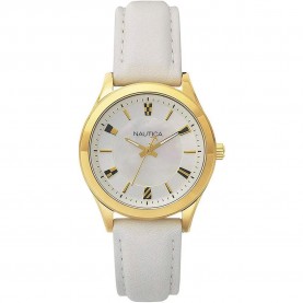 Часовник Nautica NAPVNC001 woman watch - Golden (White) часовник,часовници,nautica,napvnc001,woman,watch,golden,(white)