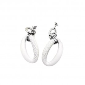 бижутерия,panarea,or1b,earrings,silver,(white,silver)