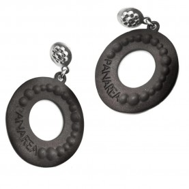 бижутерия,panarea,or3n,earrings,black,(black)