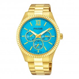 Часовник Pulsar PP6220X1 woman watch - Golden (Blue) часовник,часовници,pulsar,pp6220x1,woman,watch,golden,(blue)