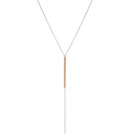 бижутерия,sif,jakobs,c0154,cz,rg,necklace,golden,(grey)