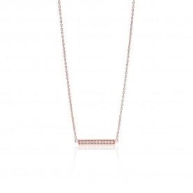 бижутерия,sif,jakobs,c1011,cz,rg,necklace,golden,(pink)