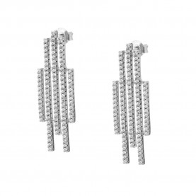 бижутерия,sif,jakobs,e0203,cz,earrings,silver,(grey)