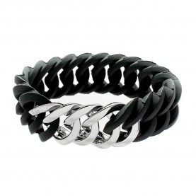 бижутерия,the,rubz,100173,bracelet,silver,(black,silver)