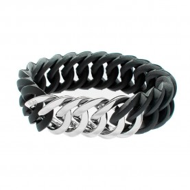 бижутерия,the,rubz,100174,bracelet,silver,(black,silver)