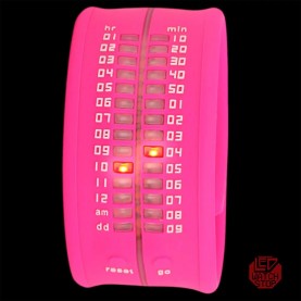 часовник,часовници,time,it,zero,a9,watch,clear,(fuchsia)
