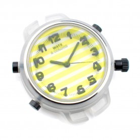 Часовник Watx RWA1557 woman watch - Clear / Yellow (Yellow) часовник,часовници,watx,rwa1557,woman,watch,clear,yellow,(yellow)