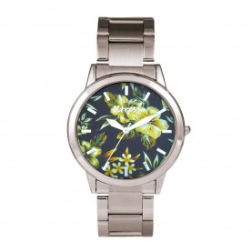 часовник,часовници,xtress,xaa1032,21,watch,golden,(black,flowers)