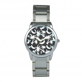 часовник,часовници,xtress,xaa1038,46,watch,silver,(black,white,palms)