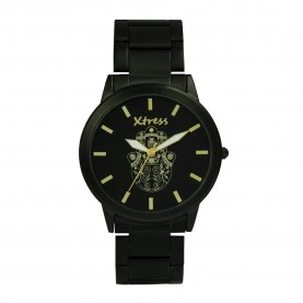 часовник,часовници,xtress,xna1034,43,watch,golden,(black,orange)