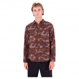 риза,с,дълъг,ръкав,мъжки,ризи,hurley,portland,organic,long,sleeve,shirt,brown