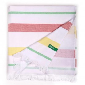 Хавлиена кърпа Benetton Hamman Towel 80x165 cm - Grey (Green / Grey) хавлиена,кърпа,хавлии,benetton,hamman,towel,80x165,cm,grey,(green,grey)