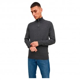 блуза,мъжки,пуловери,jack,&,jones,emil,half,zip,sweater,grey,(dark,grey,melange)