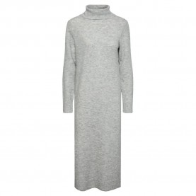 рокля,дамски,поли,и,рокли,pieces,juliana,long,sleeve,dress,light,grey,melange,(grey)