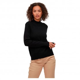 блуза,дамски,пуловери,дамски,плетени,дрехи,vila,ril,sweater,black,(brown)