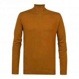 блуза,мъжки,пуловери,petrol,industries,m,3020,kwc002,high,neck,sweater,dark,gold,(brown)