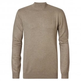 блуза,мъжки,пуловери,petrol,industries,m,3020,kwc223,high,neck,sweater,beige,brown,(wild,dessert)