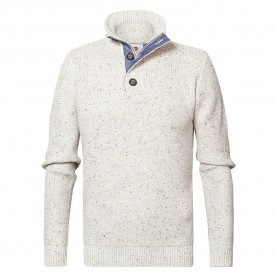 блуза,мъжки,пуловери,petrol,industries,m,3020,kwc226,sweater,grey
