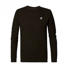 блуза,мъжки,пуловери,petrol,industries,m,3020,kwr250,sweater,brown