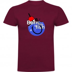 тениска,мъжки,тениски,kruskis,born,to,fish,hook,short,sleeve,t,shirt,dark,red,(red)