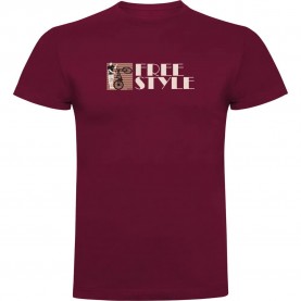 тениска,мъжки,тениски,kruskis,freestyle,short,sleeve,t,shirt,dark,red,(red)