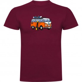 тениска,мъжки,тениски,kruskis,hippie,van,snowboard,short,sleeve,t,shirt,dark,red,(red)