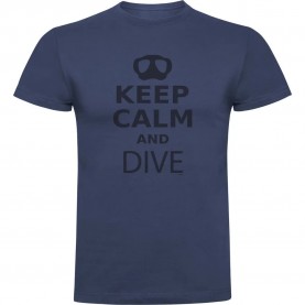 тениска,мъжки,тениски,kruskis,keep,calm,and,dive,short,sleeve,t,shirt,denim,blue,(blue)