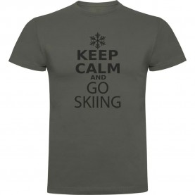тениска,мъжки,тениски,kruskis,keep,calm,and,go,skiing,short,sleeve,t,shirt,dark,army,green,(green)