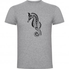 тениска,мъжки,тениски,kruskis,seahorse,tribal,short,sleeve,t,shirt,heather,grey,(grey)