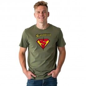 тениска,мъжки,тениски,kruskis,super,diver,short,sleeve,t,shirt,dark,army,green