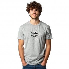 тениска,мъжки,тениски,kruskis,surf,at,own,risk,short,sleeve,t,shirt,heather,grey