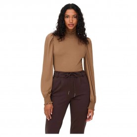 дамски,блузи,дамски,ризи,only,elva,long,sleeve,blouse,brown,(toasted,coconut)
